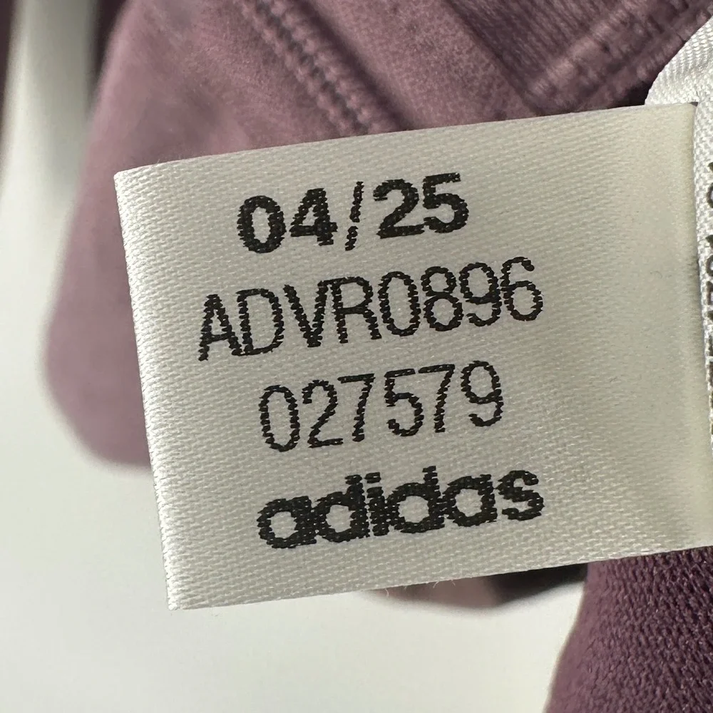Adidas Elevated Jacket Mens 2XL Shadow Fig Heather Full Zip ADVR0896 NEW